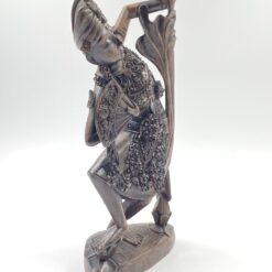 Rytietiška medinė statula “Šokanti moteris” 10x18x42 cm