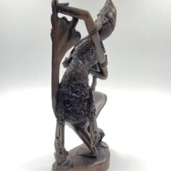 Rytietiška medinė statula “Šokanti moteris” 10x18x42 cm