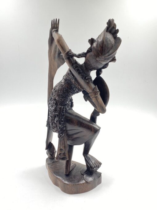 Rytietiška medinė statula “Šokanti moteris” 10x18x42 cm