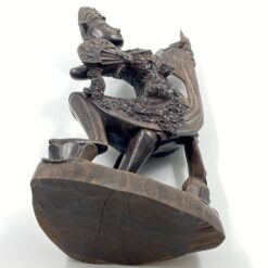 Rytietiška medinė statula “Šokanti moteris” 10x18x42 cm