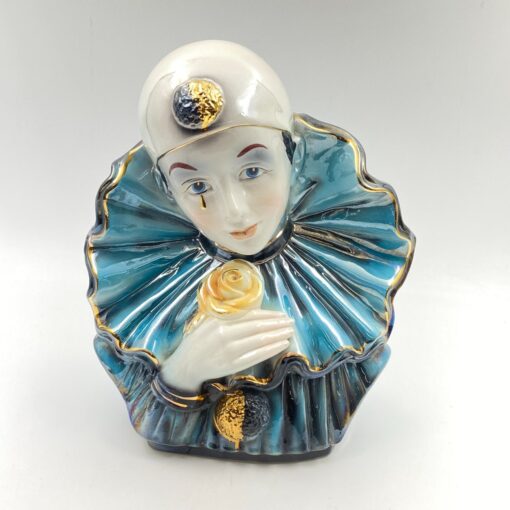 Porcelianinė “Capodimonte” mimo statula – biustas 20x28x35 cm