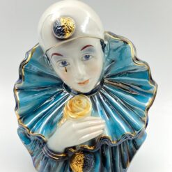Porcelianinė “Capodimonte” mimo statula – biustas 20x28x35 cm