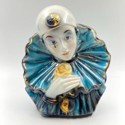Porcelianinė “Capodimonte” mimo statula – biustas 20x28x35 cm