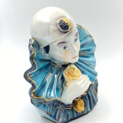 Porcelianinė “Capodimonte” mimo statula – biustas 20x28x35 cm