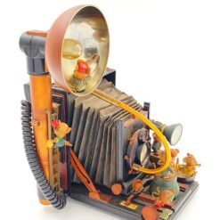 Vintažinė “Enesco” muzikinė dėžutė 17x18x25 cm
