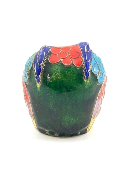 Rytietiška žalvarinė statula “Pelėda” 4x4x4 cm