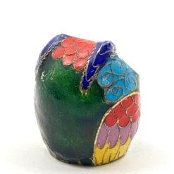 Rytietiška žalvarinė statula “Pelėda” 4x4x4 cm