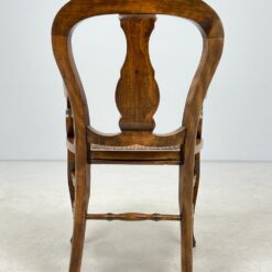 Medinis krėslas su ratano sėdimąja dalimi 56x53x92 cm, 46 cm