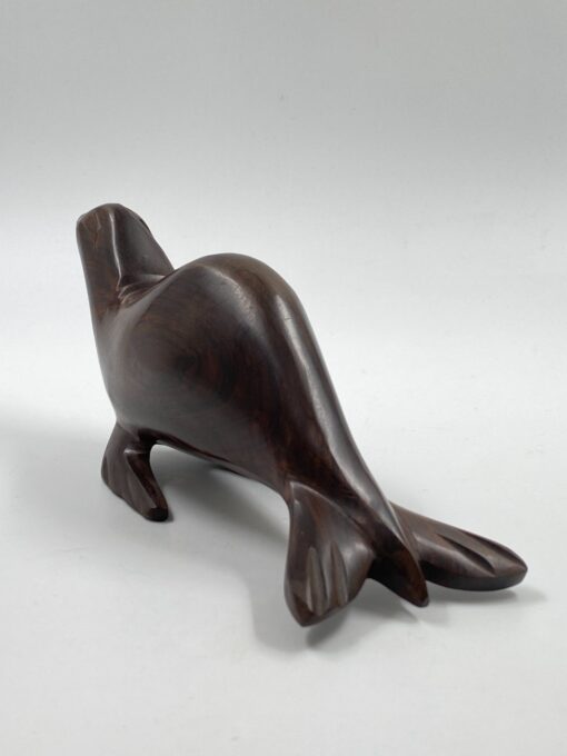Medinė ruonio statula 30x8x12 cm