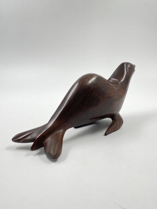 Medinė ruonio statula 30x8x12 cm