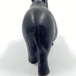 Medinė raganosio statula 15x5x7 cm