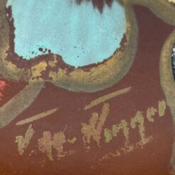 Stiklinė dekoruota dėžutė 14x14x8 cm