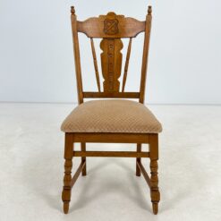 Ąžuolinė kėdė su gobeleno sėdimąja dalimi 51x48x103 cm, 48 cm
