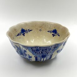 Keramikinis “Delft” rankų darbo tapybos dubuo 30x30x14 cm