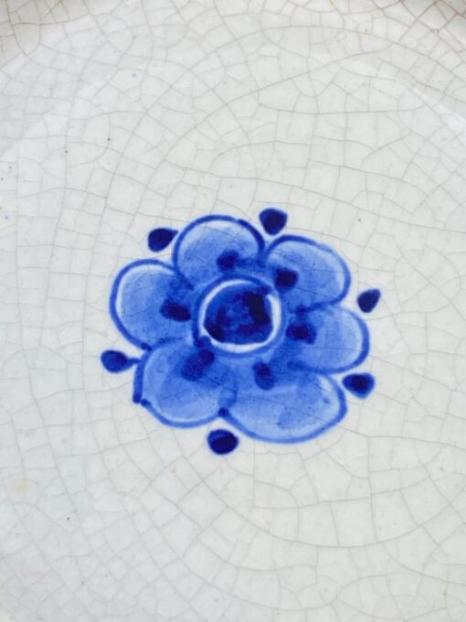 Keramikinis “Delft” rankų darbo tapybos dubuo 30x30x14 cm