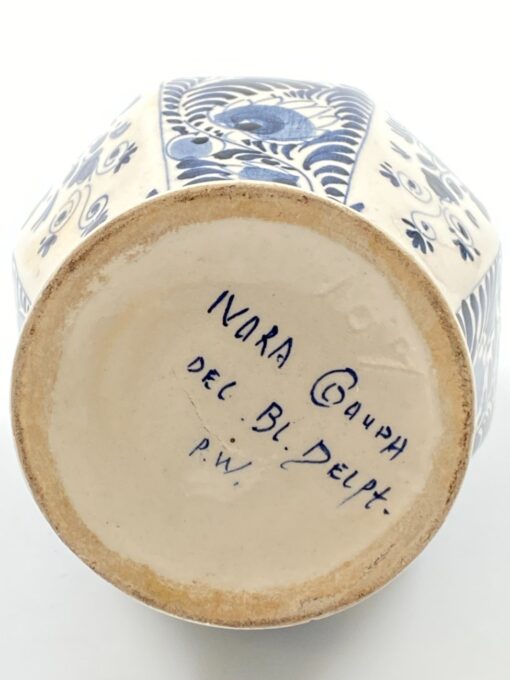 Keramikinė “Delft by Ivora Gouda” vaza 6,5×6,5×14,5 cm