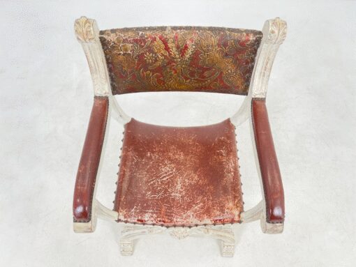 Baroko stiliaus krėslas 63x66x102 cm, 47 cm