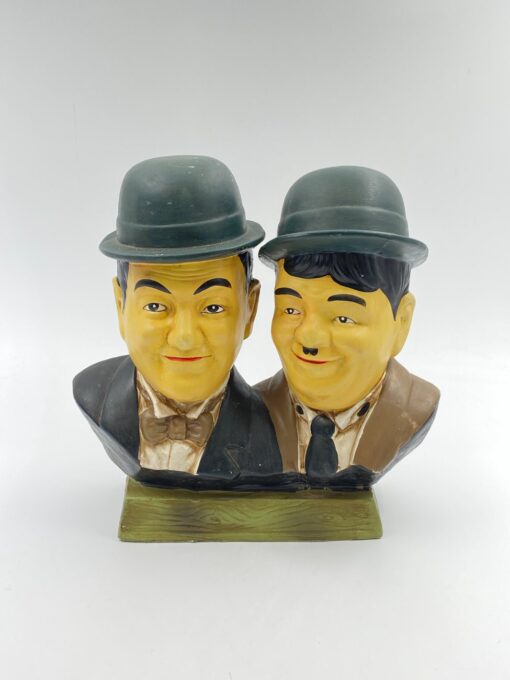 Laurel ir Hardy (komikų duetas) biustas – statula iš gipso 16x31x30 cm