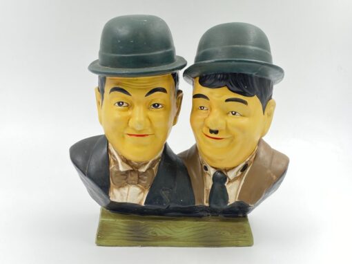 Laurel ir Hardy (komikų duetas) biustas – statula iš gipso 16x31x30 cm