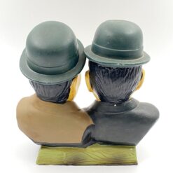 Laurel ir Hardy (komikų duetas) biustas – statula iš gipso 16x31x30 cm