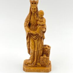 Švč. Mergelės Marijos su Kūdikėliu Jėzumi gipso statula 6x10x25 cm