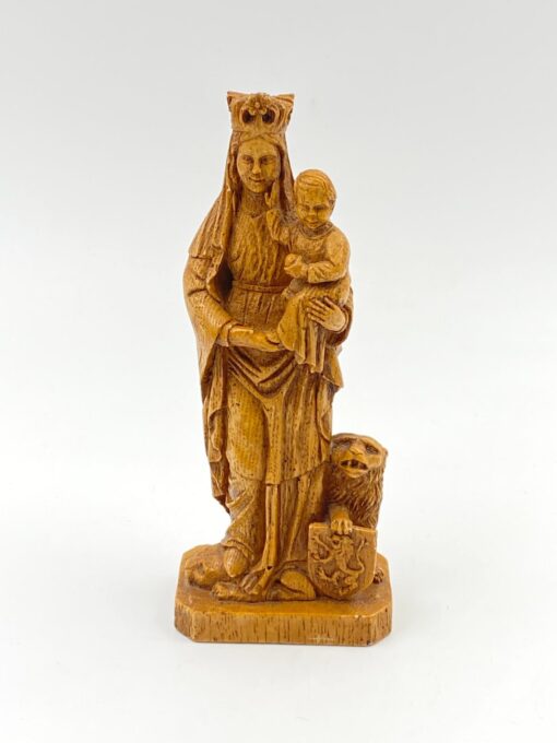 Švč. Mergelės Marijos su Kūdikėliu Jėzumi gipso statula 6x10x25 cm