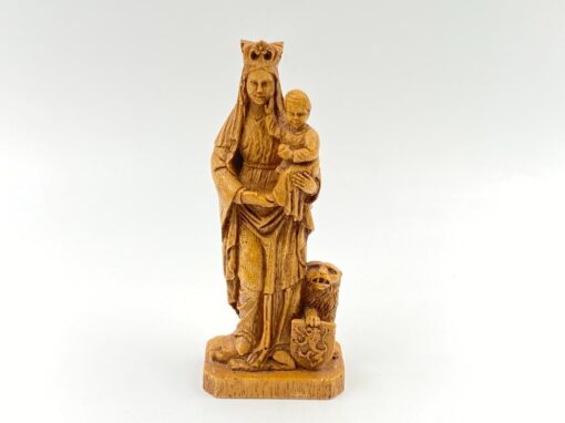 Švč. Mergelės Marijos su Kūdikėliu Jėzumi gipso statula 6x10x25 cm