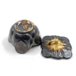 Keramikinis “Faiencerie Thulin” indas su dangčiu 13x13x10 cm