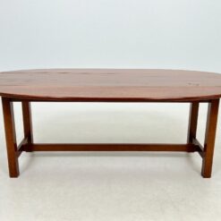 Raudonmedžio staliukas atlenkiamais šonais 39+(2×22)x150x52 cm