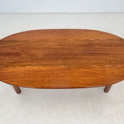 Raudonmedžio staliukas atlenkiamais šonais 39+(2×22)x150x52 cm