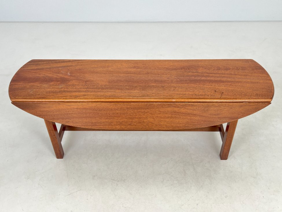 DJ0239-staliukai-7 Raudonmedžio staliukas atlenkiamais šonais 39+(2×22)x150x52 cm