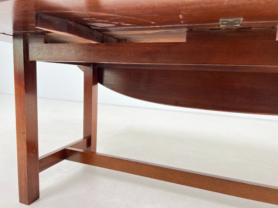 DJ0239-staliukai-8 Raudonmedžio staliukas atlenkiamais šonais 39+(2×22)x150x52 cm