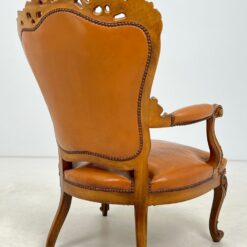 Odinis riešutmedžio fotelis 83x72x110 cm, 43 cm