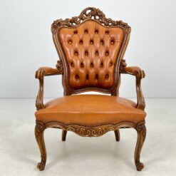 Odinis riešutmedžio fotelis 83x72x110 cm, 43 cm