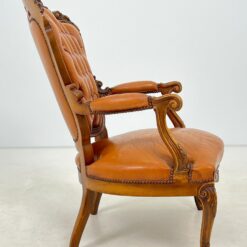 Odinis riešutmedžio fotelis 83x72x110 cm, 43 cm