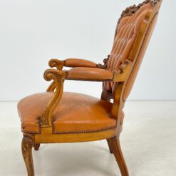 Odinis riešutmedžio fotelis 83x72x110 cm, 43 cm