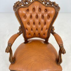 Odinis riešutmedžio fotelis 83x72x110 cm, 43 cm