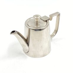 Sidabruoto metalo arbatinukas (300 ml) 8x16x12 cm
