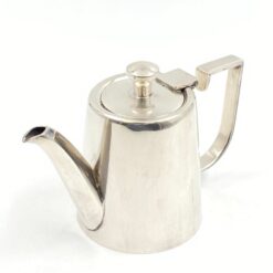 Sidabruoto metalo arbatinukas (300 ml) 8x16x12 cm