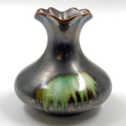 Keramikinė “Faiencerie Thulin” vaza 11,5×11,5×11,5 cm