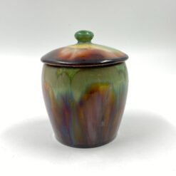 Keramikinis “Faiencerie Thulin” indas su dangčiu 11x11x14 cm