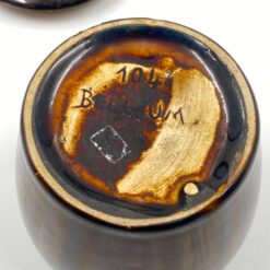 Keramikinis “Faiencerie Thulin” indas su dangčiu 11x11x14 cm