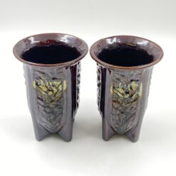 Keramikinė “Faiencerie Thulin” vaza 12x12x17 cm