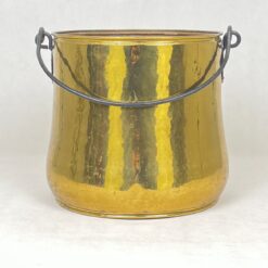 Žalvarinis "Mécap Belgium" kibiras su metaline rankena 37x40x33 cm