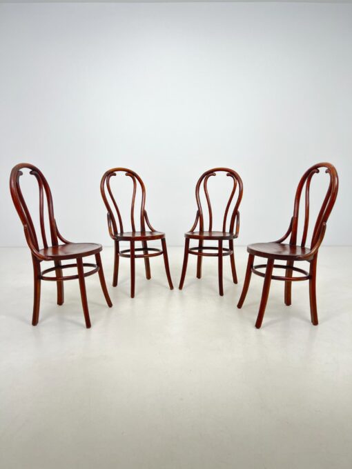 Thonet stiliaus medinių kėdžių 4 vnt. komplektas 46x46x101 cm, 47 cm