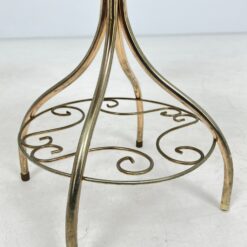 Metalinė rokoko stiliaus kėdė su veliūru 39x36x82 cm, 52 cm