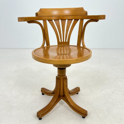 Thonet stiliaus medinis sukamas darbo krėslas 55x61x85 cm, 52 cm