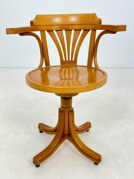 Thonet stiliaus medinis sukamas darbo krėslas 55x61x85 cm, 52 cm