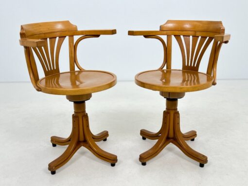 Thonet stiliaus medinis sukamas darbo krėslas 55x61x85 cm, 52 cm