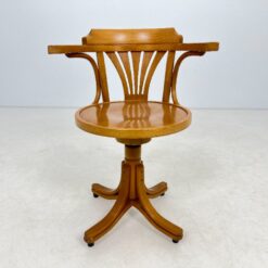 Thonet stiliaus medinis sukamas darbo krėslas 55x61x85 cm, 52 cm